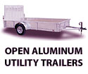 Open Aluminum Utility Trailers